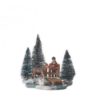 Swan with Babies, h10cm